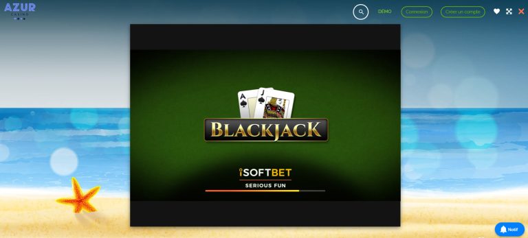 Comment jouer au blackjack sur Azur Casino ?